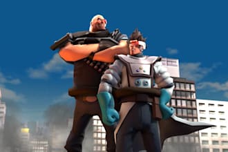 edit, port or create custom source filmmaker, sfm model, gmod character, tf2 mmd