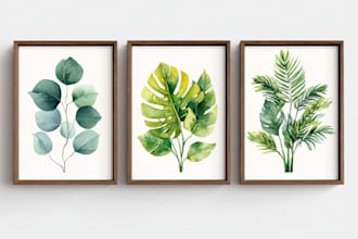 draw a realistic botanical drawing