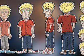 draw character sheet for you