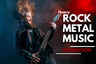 do heavy rock metal music promotion to 950 active metal playlist curators