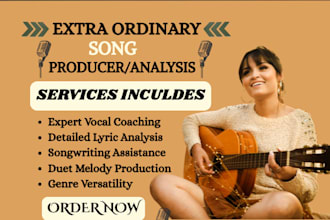 professional duet melody producer and vocal coach with detailed lyric analysis