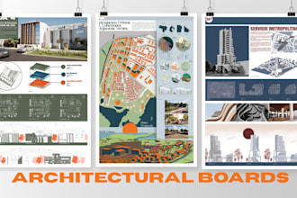 design custom architectural presentation boards