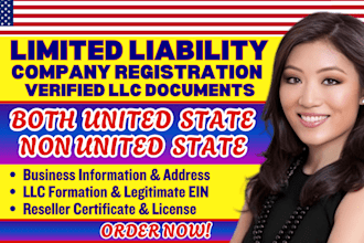 do  non US llc documents, un llc business registration biz license ein formation
