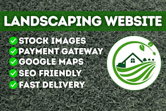 create landscaping, farming, gardening, lawncare and planting website
