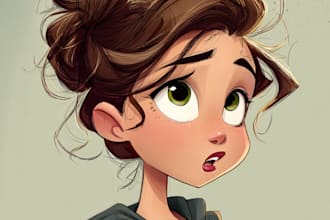 draw cartoon avatar, cartoon character