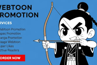 promote your wattpad story, webtoon, webcomic, comic book, tapas, manga, novel