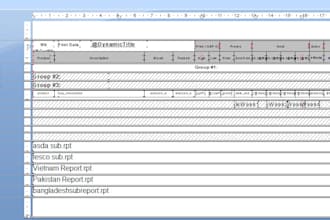 create a crystal report from your database or data files