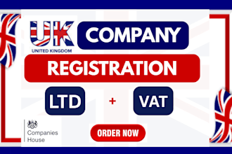 do UK company registration UK ltd company formation and UK vat with in 24 hours