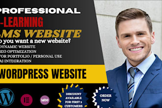 develop a course website using tutor lms or learndash, management course website