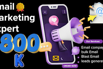 send 835,000,000 bulk emails, email blast, email marketing campaign