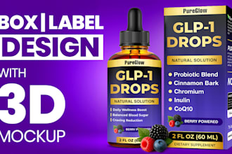 do product packaging and label design for amazon and branding