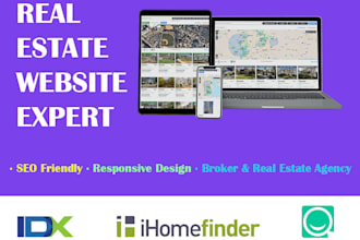 design real estate website in wordpress for agent, broker, realtor and investor