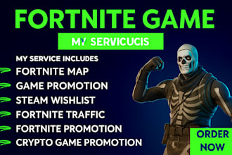 fortnite game promotion map promotion steam game advertisement to real audience