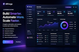 build ai saas web apps, ai agents, chatbots and automation systems