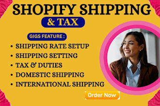 shopify shipping and tax shopify shipping tax audit zone full setup worldwide