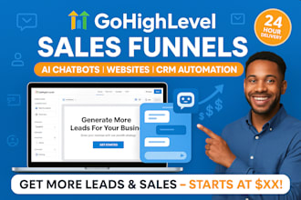 do gohighlevel funnel, website, ai bot, membership, chat bot