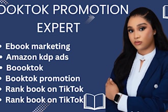 promote book on tiktok amazon kdp bookrank booktok promotion video ads audiobook