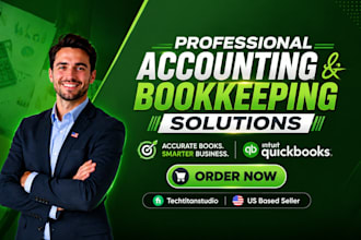 do accounting and bookkeeping using quickbooks online, wave, xero, and zoho