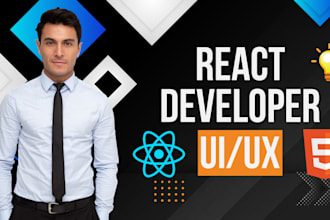 be your react js developer for frontend web development