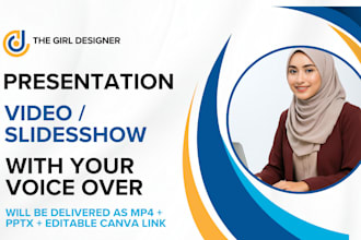 craft animated presentation video in canva with your voiceover
