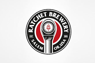 design exceptional spotless ratchet brewery logo