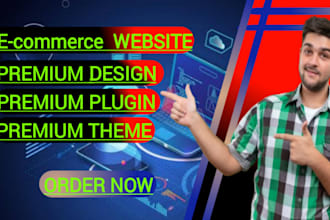 design and develop a responsive wordpress website or ecommerce site