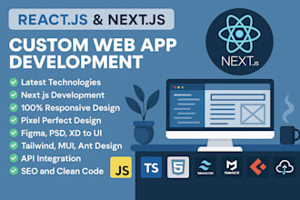 be your reactjs developer, frontend developer, nextjs tailwind typescript