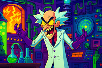 voice your mad scientist with a unique accent