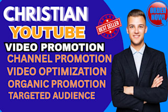 organic USA christian youtube video and channel promotion