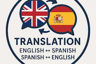 translate english to spanish and spanish to english
