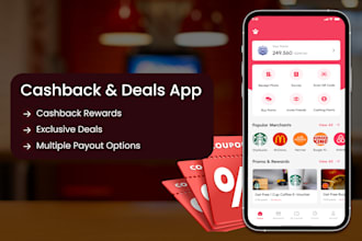 create a cashback and rewards app like rakuten for android and ios