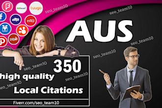 do 350 australia local citations and directory submissions