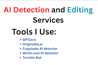 edit ai written paper to human written and provide report