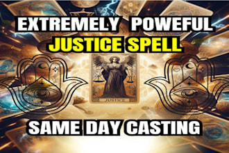 cast a powerful custom spell for court case success, justice and arrest cases