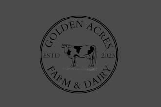do cattle brand, western, ranch farm logo creation