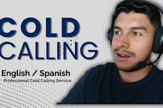 be your cold calling and lead generation sales expert