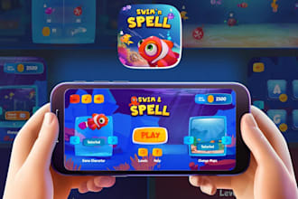 develop 2d, 3d, puzzle game, kid learning game, quiz game