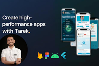 develop a responsive flutter app