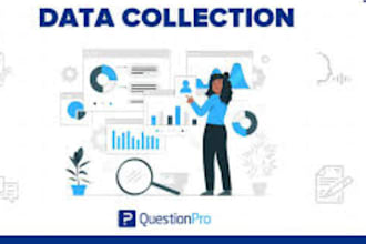 collect data by researching websites or links