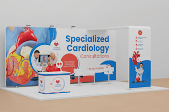 design business trade show booth, backdrop, exhibition booth, stand banner