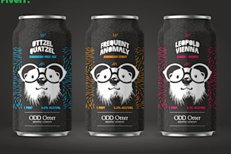 create label design, for your can, drink or beverage