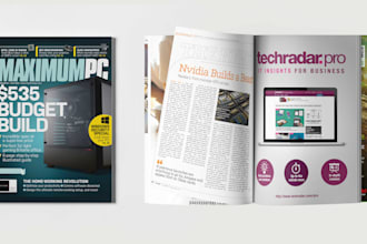 design a catalog, magazine, company profile cover, or layout