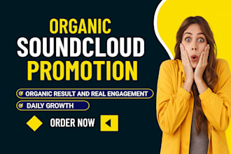 promote your soundcloud music organically to get real listeners