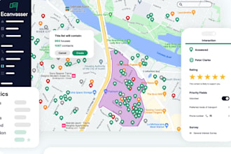 develop political app, voting app, canvassing app, gps app