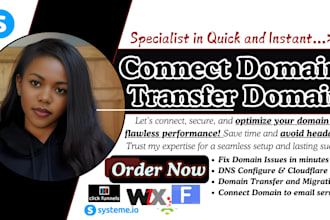 connect domain domain transfer dns setup ssl cloudflare domain registration