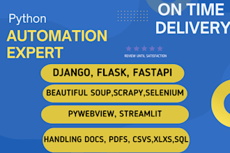 automate your task using python