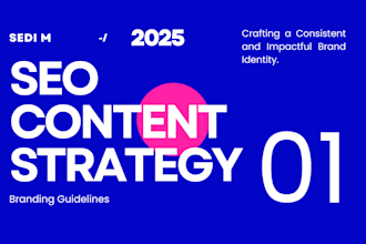 create SEO content strategy and plan 100 research backed blog posts