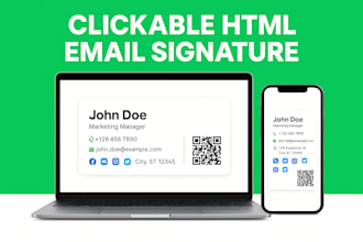 do clickable html email signature animated outlook email signature, email footer