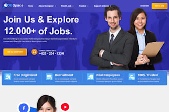 design job board recruitment job portal healthcare staffing agency website
