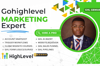 gohighlevel expert for ghl ai agent go high level sales funnel gohighlevel VA